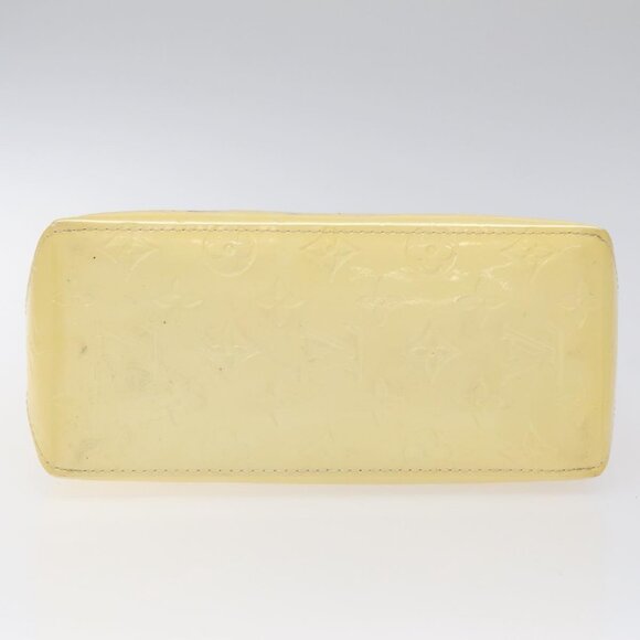 LOUIS VUITTON Monogram Vernis Reade PM Hand Bag Perle M91336 LV Auth 116705 - Picture 6 of 16